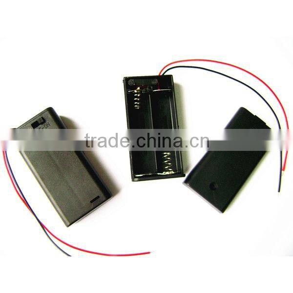 On/Off Switch 2 x AA cell(UM-3*2) Battery Case Holder with lead wire & cover