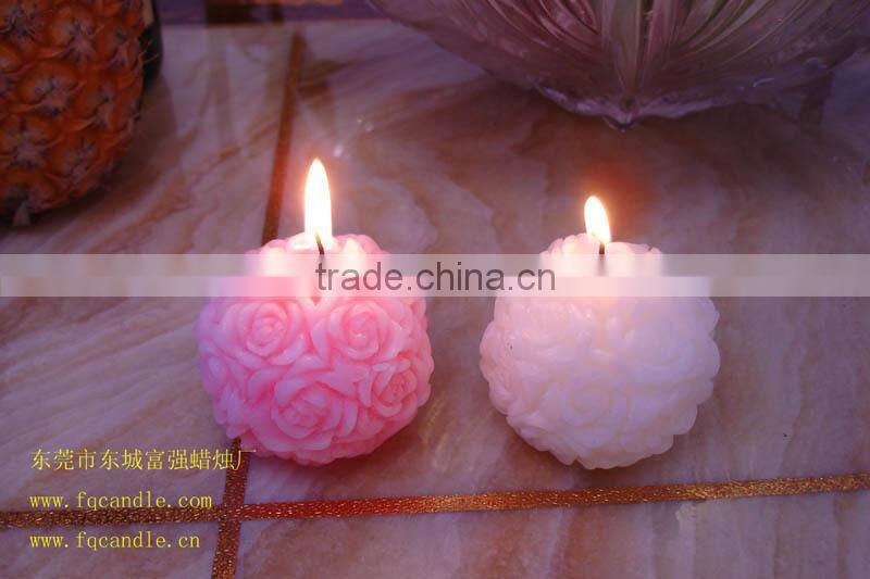 valentine decoration candle, paraffin candle