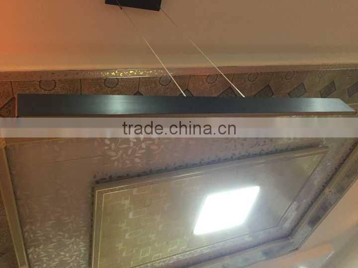 30w black 3000k warm white 1000mm slim pendant linear