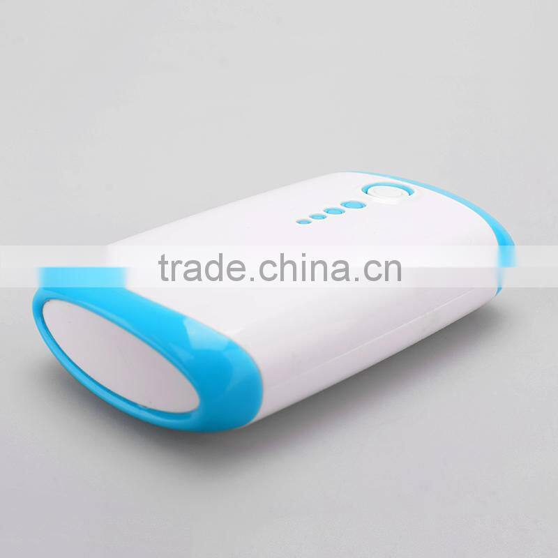 Real capacity led torch light portable power bank 8400mah