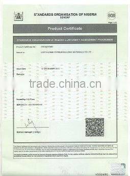 hote sale fiberglass reinforced gypsum board