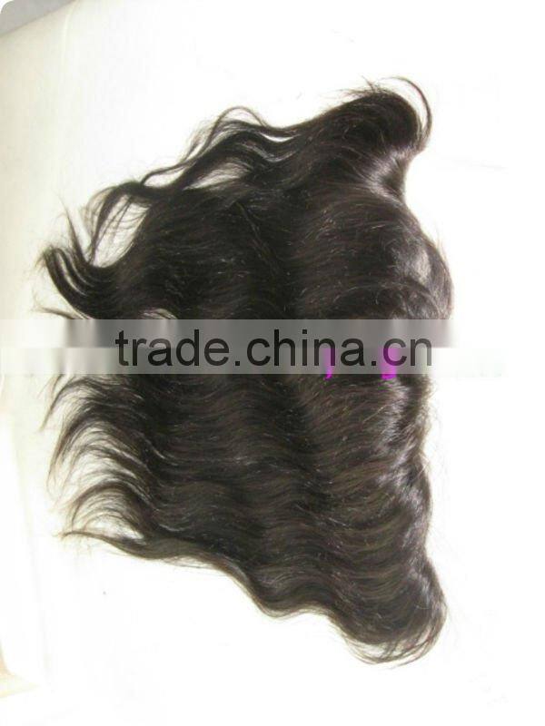 in stock indian remy hair natural color natural wave 13*4 lace frontals