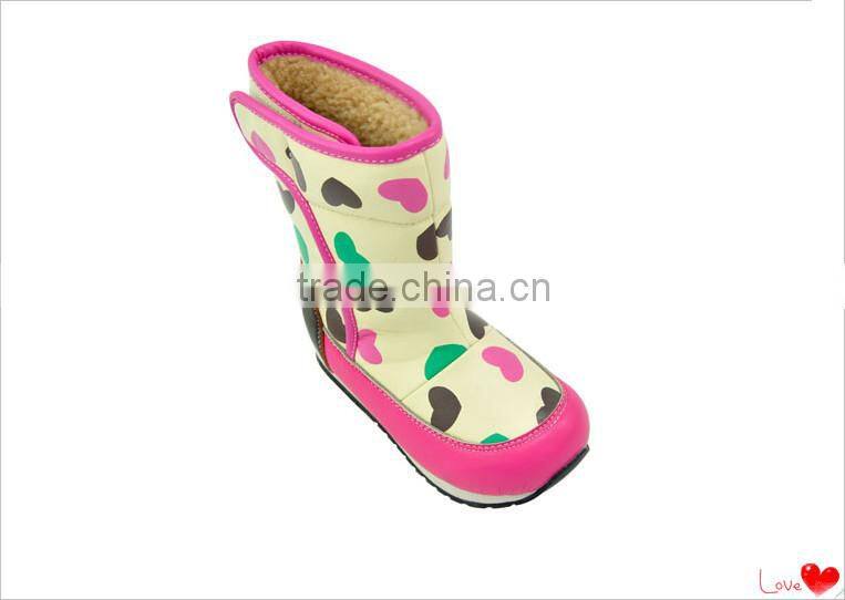 fashion cartoon lady girl warm boots non slip outsole
