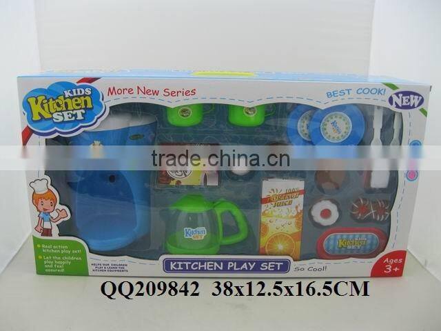 Funny plastic kitchen play toy set ,cooker play set for boys & girls
