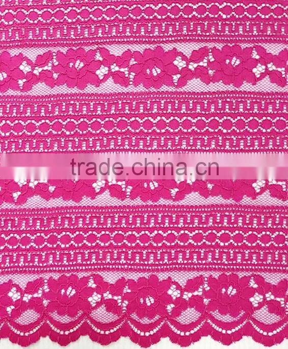 2016 High Quality Nylon/Cotton Strand Lace Fabric Top Selling T8023