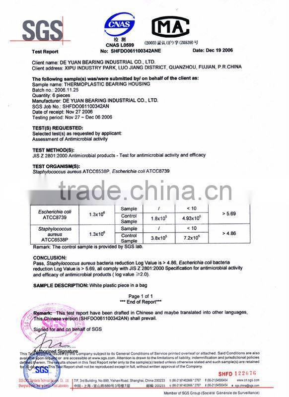 LDK cast iron pillow block bearing ucf210