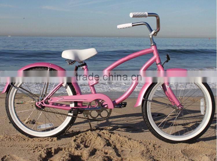 20 inch pink girl beach cruiser bike KB-BC-Z29