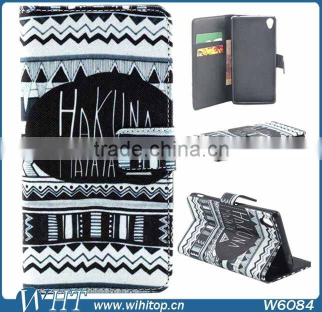 Butterfly Leather Case for Sony Xperia Z3, Leather+ TPU Cover for Sony Xperia Z3