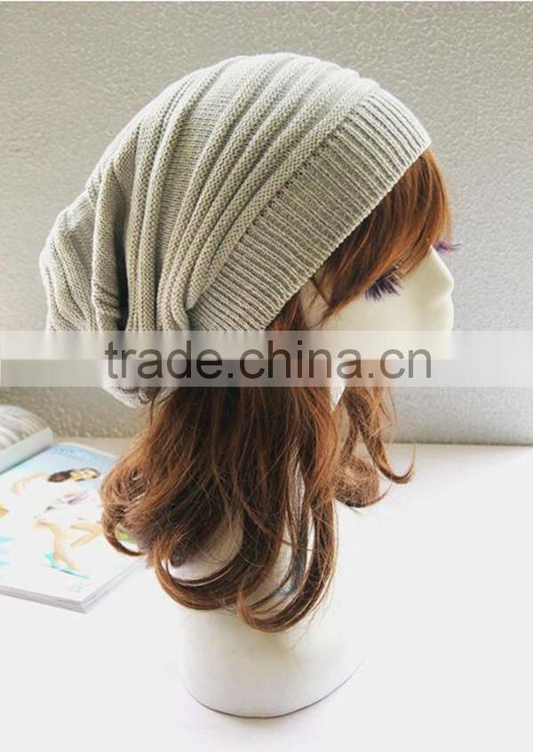 Sales Men Women Knit Baggy Beanie Winter Hat Ski Slouchy Chic Cap Fashion Camo