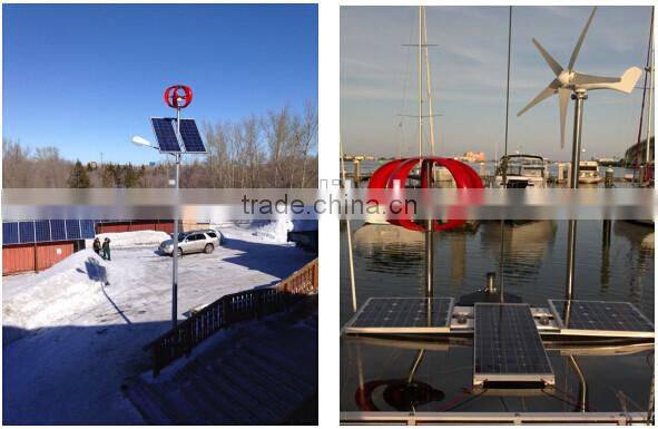 small 200w vertical axis wind generator kit