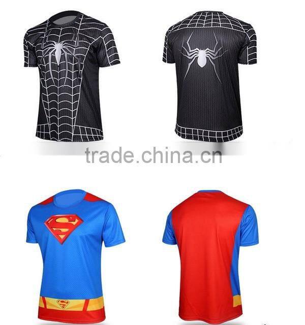players cartoon quick drying soft T-shirt round collar