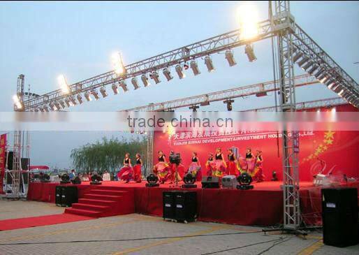 heavy steel structural truss buildings arch lighting truss shows connector for aluminum truss