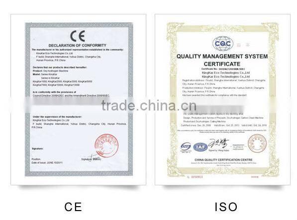 CE approved HHO Carbon Cleaning Machine for cars