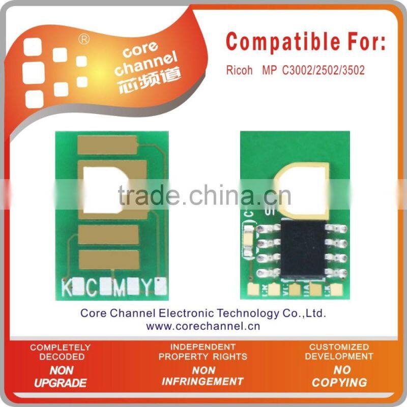 Compatible Toner Cartridge Chip for Ricoh MP C3002 C2502 C3502 MPC2502 MPC3002 MPC3502 2502 3002 3502