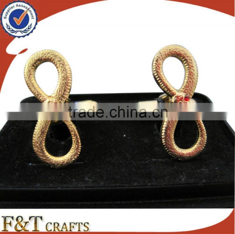 New style hot sales plating nickle pro-enamel cufflink/cufflink manufacturer/metal cufflink