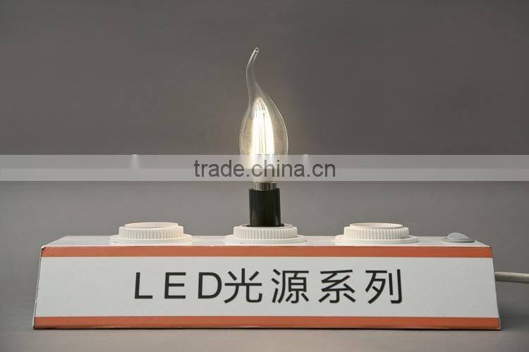 200lm led fialment bulb with tail candle lamp