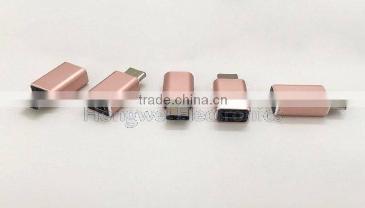 Ultra thin Micro BF to USB-C male USB 3.1 Type C adapter