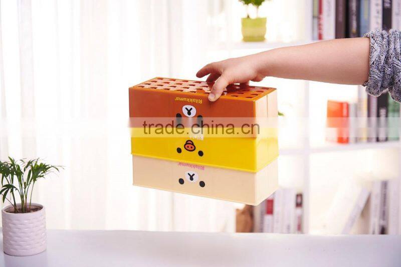 colorful plastic drawer storage box/storage basket