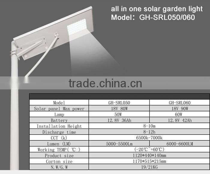 High power street light good solar Led street light 50W