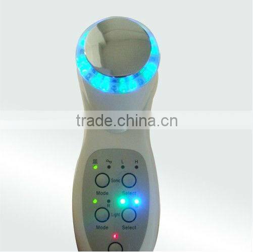 Color Photon Ultrasonic Skin Beauty Facial Lift BIO Treatment Device 7 Modes