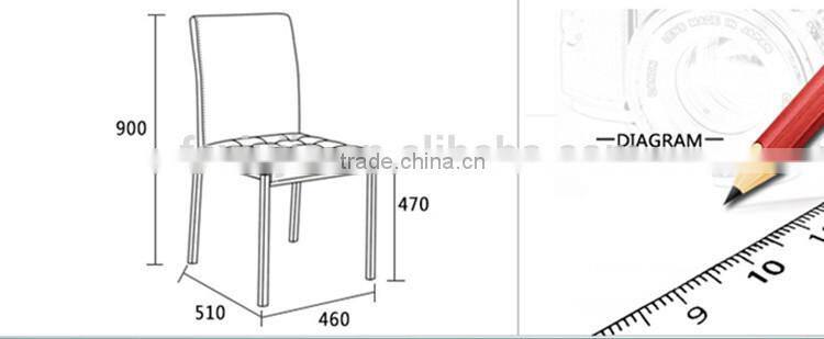 Z656 Foshan Modern PU Leather Restaurant Chairs