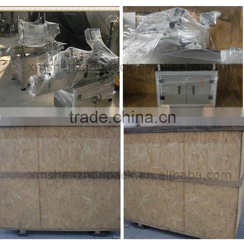 automatic beverage heat shrink sleeve wrapping machine with pe shrinkable film