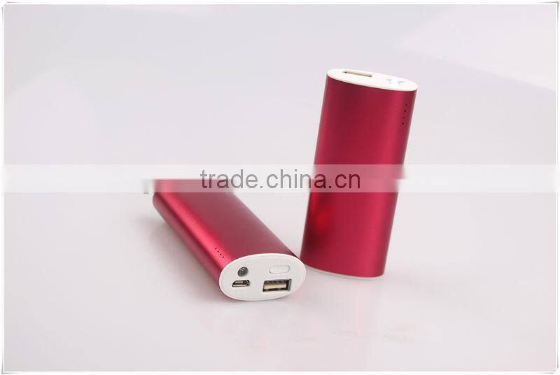 Feminine dual output portable led indicator power bank external battery