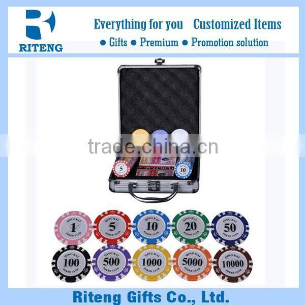 100 Piece Poker Chip Set