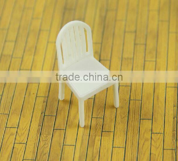 plastic scale model building chair for living room model