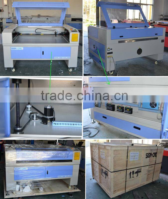 High precision SIGN 1390 co2 laser cutting machine for arcylic