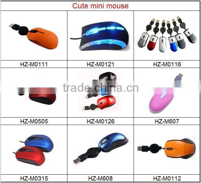High Quality Retractable USB Mini Optical Mouse/mini cute mouse/usb optical mouse m200