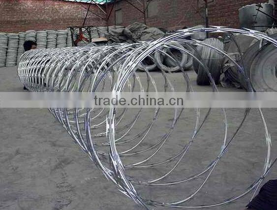 2015 high quality razor barbed wire(ISO9001)