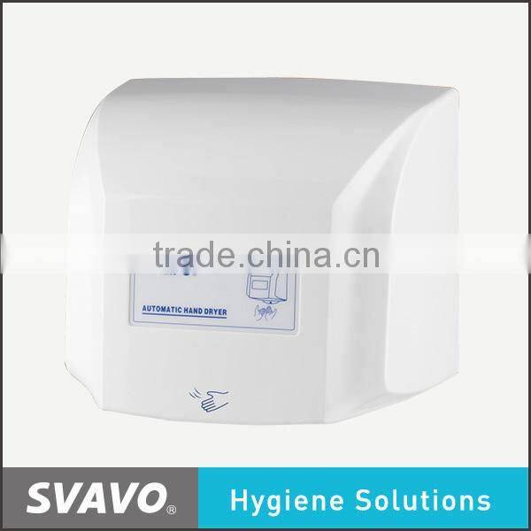 surface install sensored hand blower, wall mounted automatic hand dryer, mini bathroom accessory