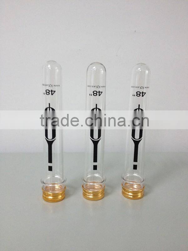 plastic test tube with cap