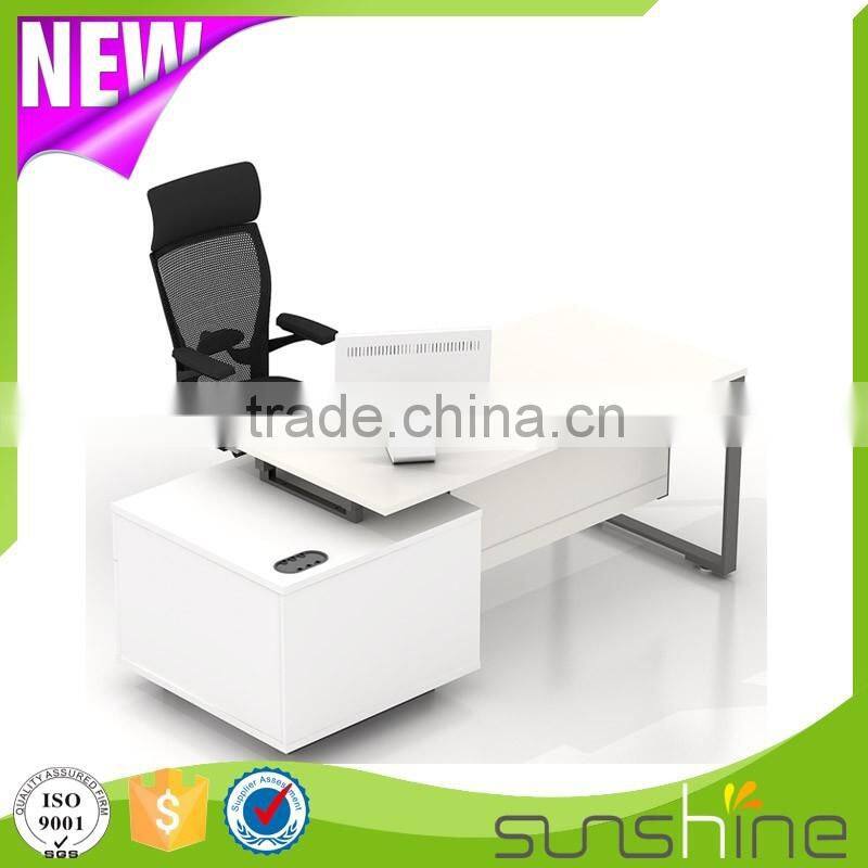 KB-MED07 2016 Best Selling Top Quality Office Furniture/Supervisor Office-Metal Frame Middle Executive Desk