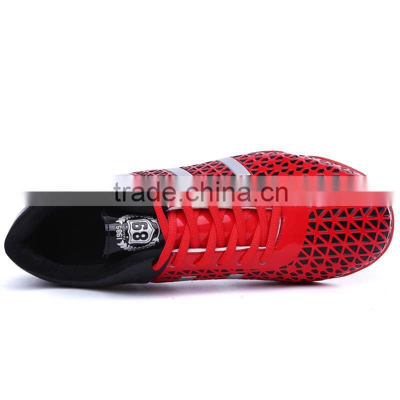 2015 Hot selling soccer shoes fashion men and lady soccer shoes running shoes