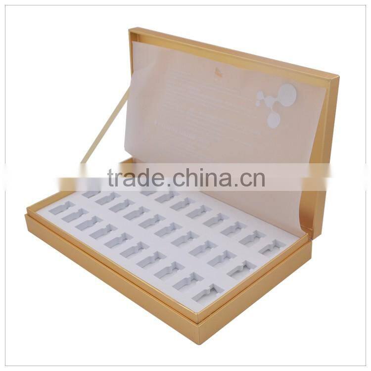 Custom gold card paper wooden packaging boxes