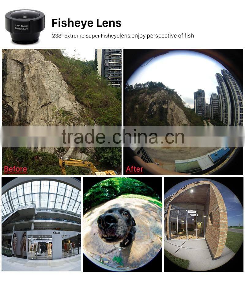 3X Professional HD Zoom Telephoto Lens with universal clip lens for iPhone SE 6S plus samsung galaxy s7 edge