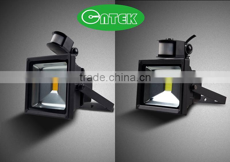 High brightless lower power warm white LED Floodlight with PIR Sensor 10W SAA