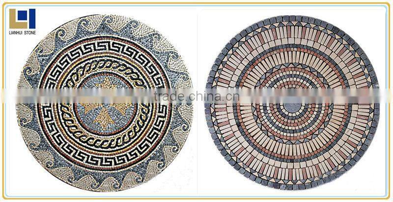 The fashion custom-made medallion Floor marble tile pattern