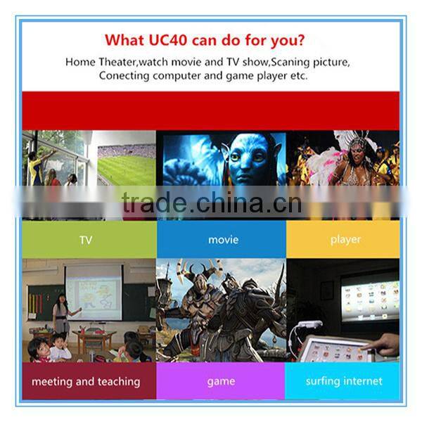 Wholesale Drop Shipping Office & School supplies 800 Lumens Mini Full HD LED 1080p Projector UC40+ Portable HDMI Home Theater