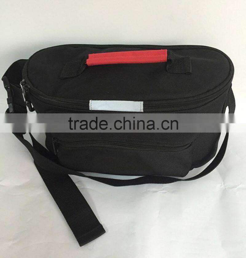 Hot Sell Polyester Mechanic Electrical Rigger Organizer Tote Carpenters Electrical Tool Kit Bag, Hanging Tool