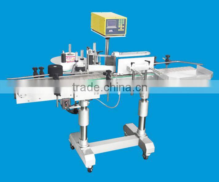 TENG MENG new design both side round bottle labeling machine
