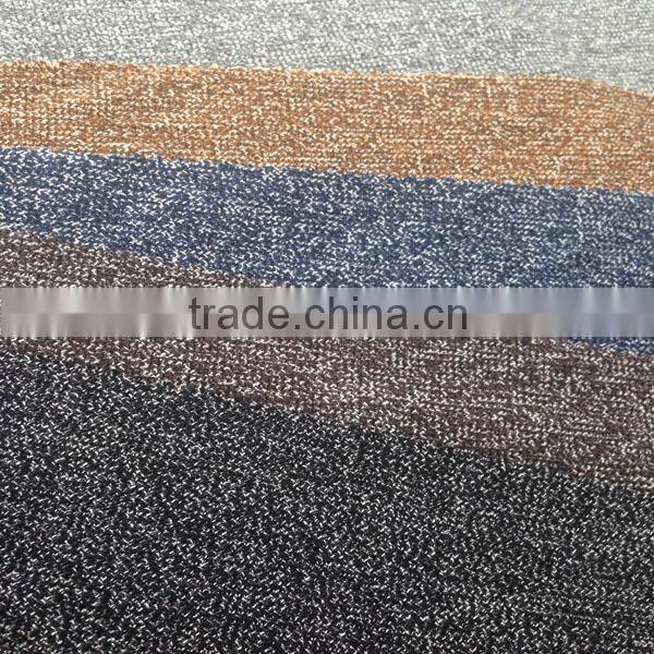 single jacquard 1x1 rib cotton knit fabric for t-shirts