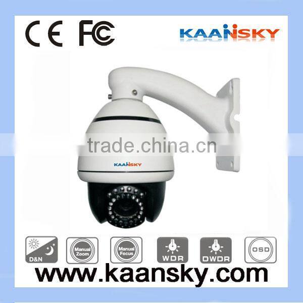 900TVL Indor IR Mini PTZ Camera 4" Small Size Speed Dome Camera 36PCs*F6 30M IR Distance