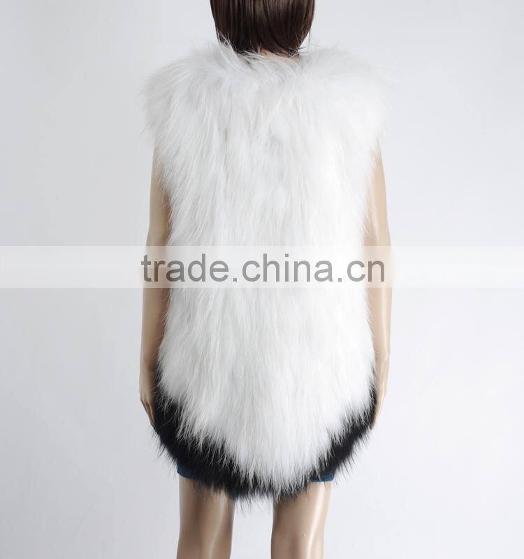 Ladies winter raccoon fur shawl KZ150065