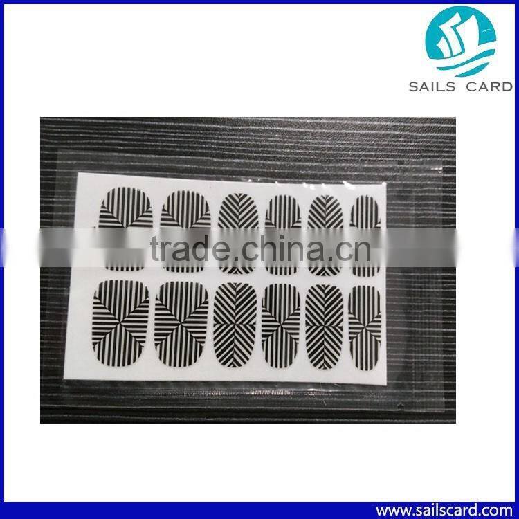 Free Sample Nail sticker Custom 3D nail sticker