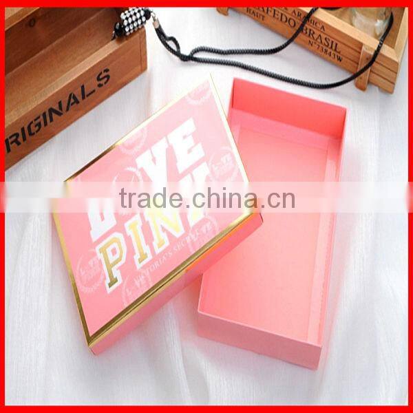 Simply Charming High Quality Gift Paper Bra And Underwear Organizer Box