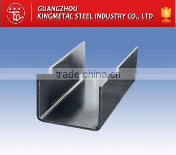 Mild Steel Channel Bar U Channel Size For Construction