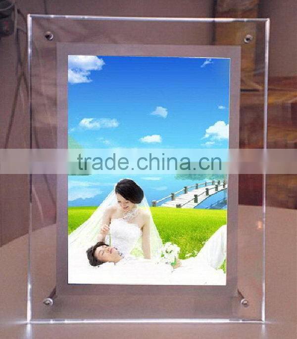 Newest promotional led menu board box
